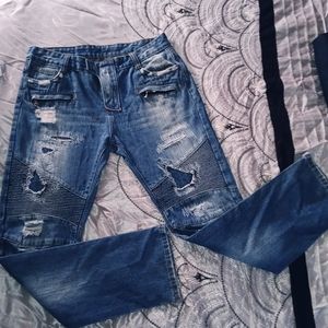 balmain designer jeans